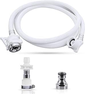Washing Machine Water Inlet Hose, (Burst Proof) Water Connection Inlet Supply Lines,Accessories For Portable Washing Machine
