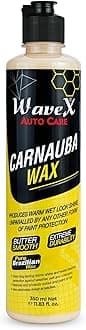 Wavex Carnauba Wax Car Polish 350ml | Wax That Restores Dull Old Paint to New | Polish for Painted Surface, Headlights & Chrome Components