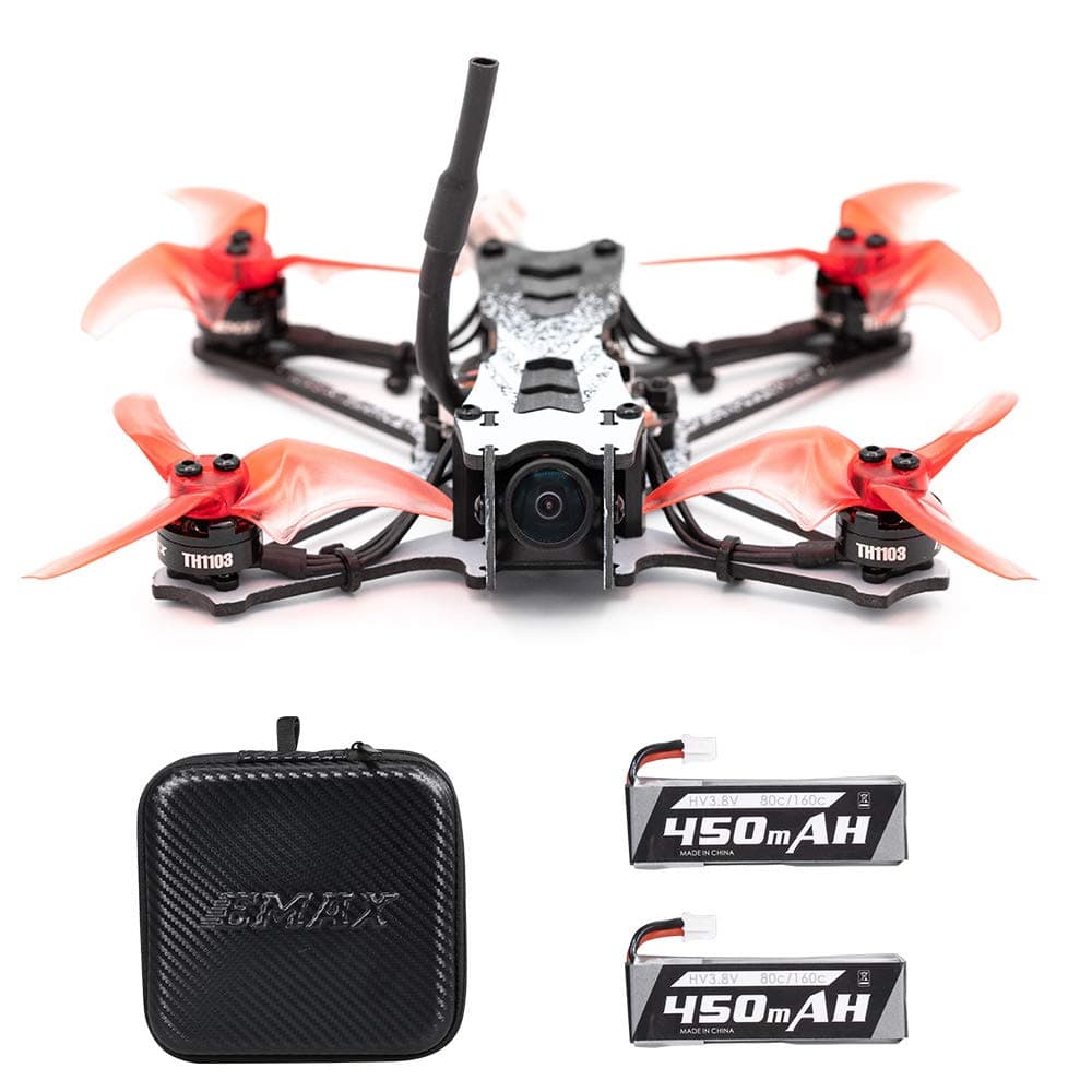 GoolRC EMAX Tinyhawk II Freestyle BNF FPV Racing Drone with 120km/h High Speed, 5A ESC, 7000KV Brushless Motor, RunCam Nano2 700TVL, 37CH, 25/100/200mW VTX Power