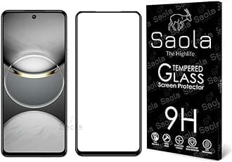 Saola® Toughened Tempered Glass For Tecno Spark 30C 5G (PACK OF 1) with Free Installation Kit. Full screen Coverage. Free Replacement If Received Damaged - 6.67 inch