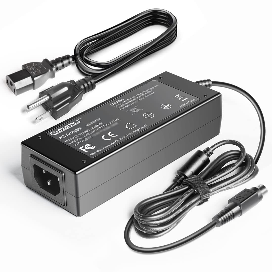 12V 8.33A AC Adapter Charger Compatible with Synology Disk Station DS410 DS411 DS411J DS412 DS413 DS414 DS415 DS710 DS712 DS416 DS418 DiskStation Network Storage NAS Server Power Supply 4-PIN
