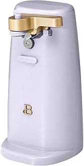Electric Can Opener by Drew Barrymore, Stainless Steel Blade, Auto-Turn Feature (Lavender), 1