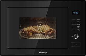 HisenseHB25MOBX7GUK Integrated 25 Litre Microwave With Grill - Black, 38.8 x 59.5 x 38.8 cm (L x W x H), 900W [Energy Class B]