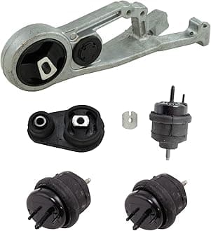 TRQ 5pc Engine Transmission Motor Mount Kit for 2005 - 2007 Ford Freestyle Five Hundred Mercury Montego CVT