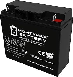 12V 18AH Battery Replaces BP17-12 GP12170 ES17-12 JC-1270 Enduring 6-DW-17 SLA17-12