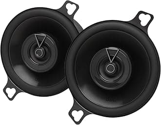 Club 34F - 3-1/2" (87mm) Two-Way Car Speaker, 75 Watts Peak, 25 Watts RMS, Sensitivity (@ 2.83V): 89dB, Frequency Response: 90Hz – 20kHz, Nominal Impedance: 3.0 ohms
