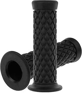 Universal Motorcycle Handles Grips - Non Slip Rubber Motorcycle Grips for Harley Honda Yamaha Suzuki Kawasaki Dirt Bike