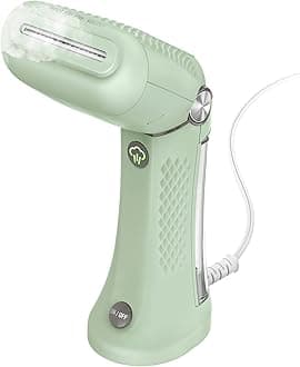 Handheld Garment Steamer for Clothes - Power Steam: Small Size, Big Power - Great for Home, Office, or Travel with Dual Voltage for Worldwide Use, Mint Green