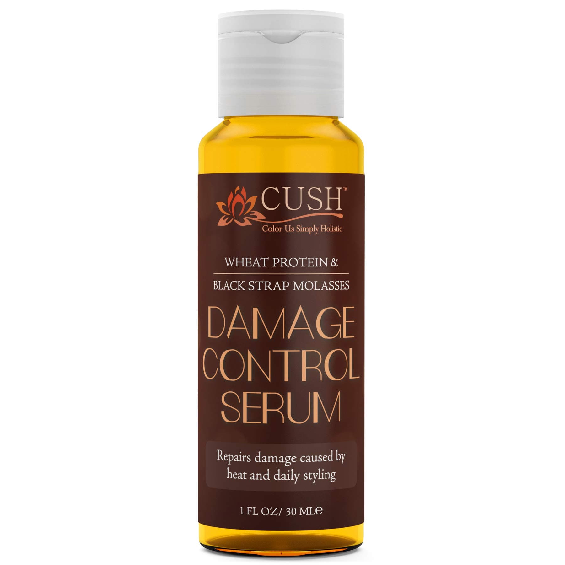 CUSH Cosmetics Wheat Protein & Black Strap Molasses Damage Control Serum Treatment (1 oz)