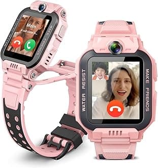Z7 Kids Smart Watch, Smart watch for Girls, Kids Smartwatch Phone with Long-lasting Video & Phone Call, Kid Watches with GPS Tracker, IPX8 Swimming Water-Resistance