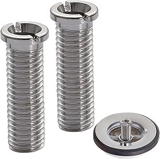 CPJJ 2 Pcs 30mm Kitchen Sink Strainer Screw, Sink Bolt Screw, for Kitchen Sink Strainer Plug, Sink Plug Strainer, for Wash Basin Strainer Plug