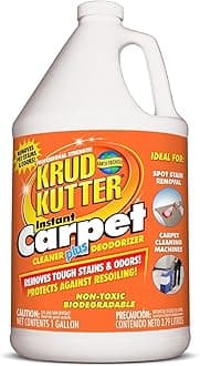 Krud Kutter Instant Carpet Stain Remover Plus Deodorizer Cr012-1 Gallon Bottle