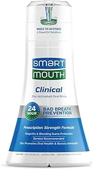 DDS Activated Clinical Mouthwash - for Fresh Breath - Clinical Strength Mouthwash for Gum Health, Gingivitis & More - Clean Mint Flavor, 16 fl oz