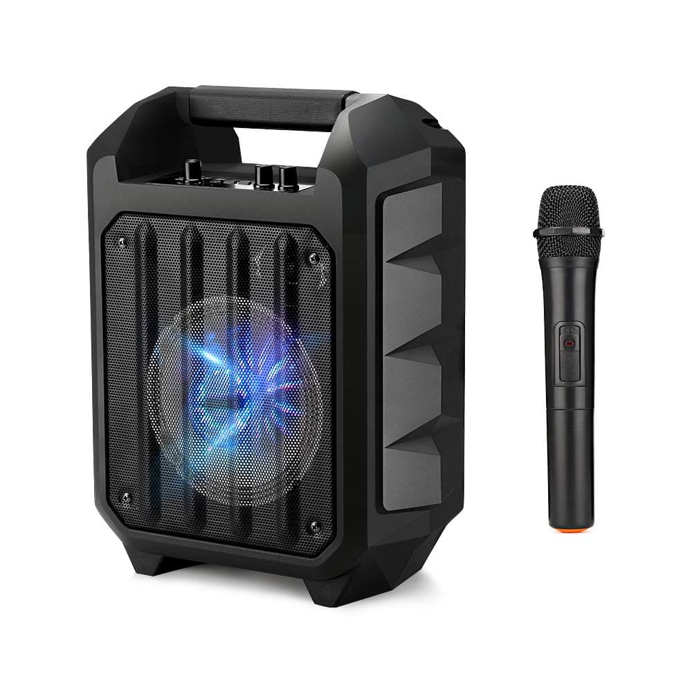 Wireless Portable PA Speaker System, ARCHEER Powerful Karaoke System Bluetooth Speaker with Microphone and LED Light,Perfect for Wedding, Party, Karaoke, other Outdoor and Indoor Activities.
