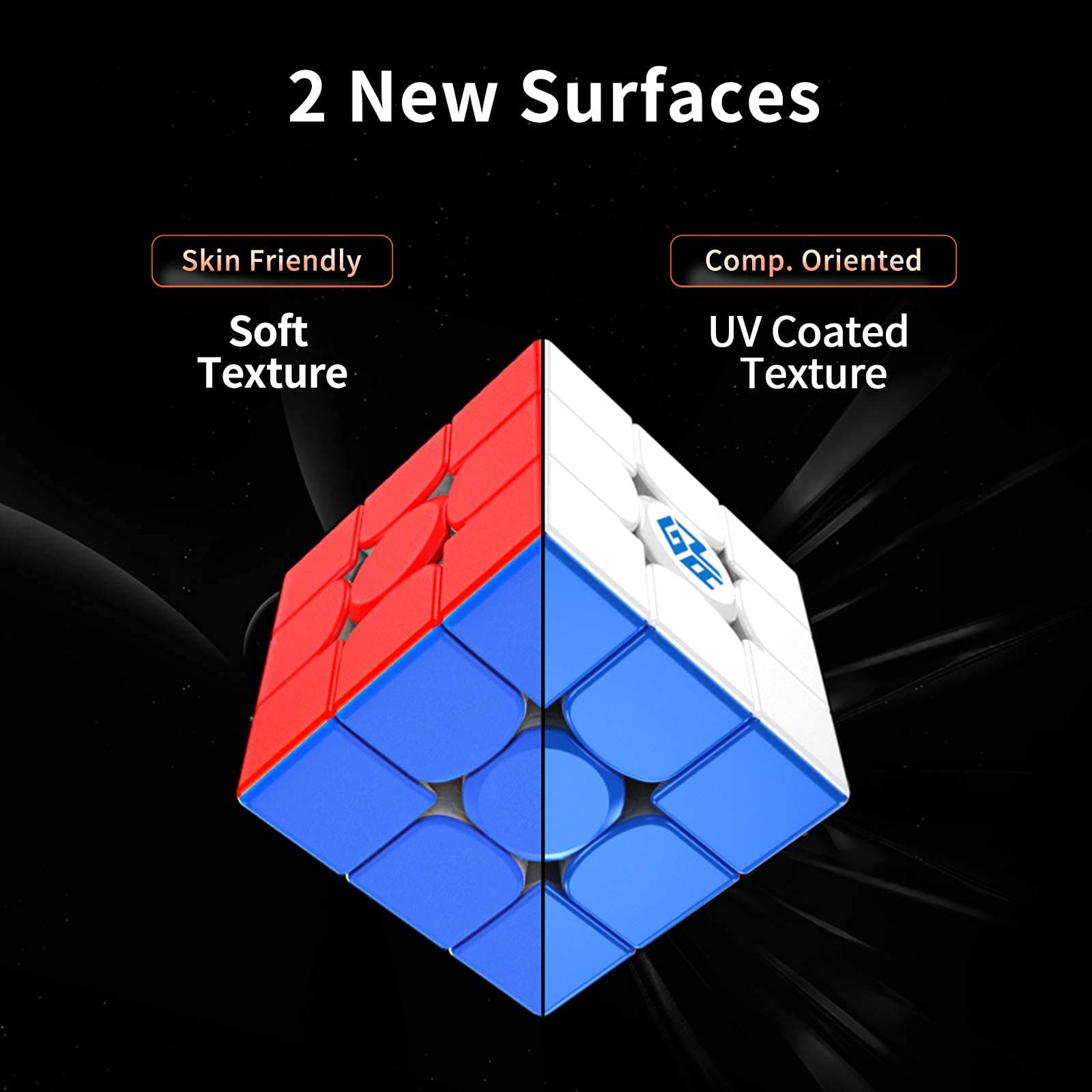 GAN 11 M Pro, 3x3 Magnetic Speed Cube, Magic Puzzle Cube Toy Stickerless Cube Frosted Surface (Primary Internal)