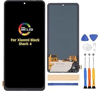 A-MIND for Xiaomi Black Shark 4/4Pro/4S/4S Pro OLED Screen Replacement Touch Screen Digitizer PRS-H0 PRS-A0 KSR-A0 6.67 inch LCD Display Full Assembly Repair Kits,with Tools