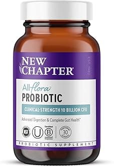 Probiotic All-Flora - 30 ct (1 Month Supply) for Advanced Immune Support with Prebiotics + Postbiotics for Women and Men + Saccharomyces Boulardii + 100% Vegan + Non-GMO + Shelf Stable