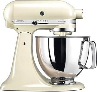 Artisan Tilt-Head Stand Mixer, Almond Cream, 4.8 Litre, 5KSM125BAC