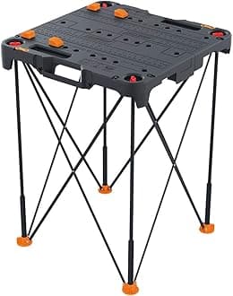 Worx WX066 Sidekick Folding Work Table, Portable All-in-one Work Bench