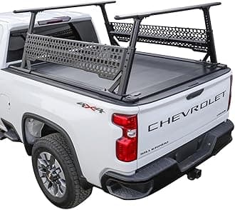 Syneticusa MR Retractable Truck Bed Cover with Rack for Tundra 2022–2026 | 6'6" Bed | Aluminum Hard Retractable Tonneau Cover | Easy Installation | Waterproof
