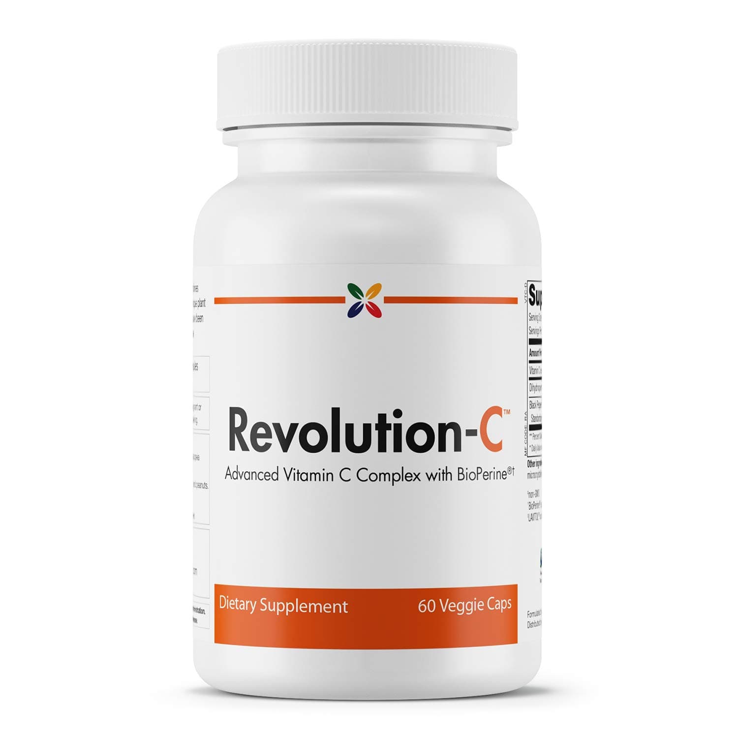 Stop Aging NowRevolution-C™ Advanced Vitamin C Formula (VTCWPT) - Advanced Vitamin C Complex with BioPerine - 60 Veggie Caps
