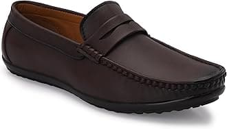 Stylelure Premium Black Leather Formal Loafer Shoes for Men