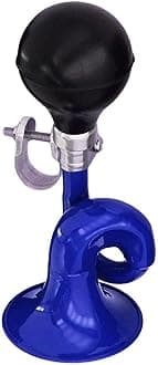 Bugle Horn, Retro Clown Horn, Kids Bike Horn, Classic Vintage Metal Twist Loudspeaker Siren Hooter Snail Air Horn for Vehicles Bicycles Golf Cart