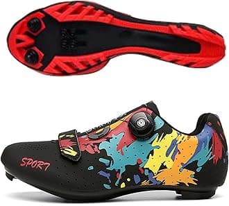 Mens and Womens Road and Mountain Bike Shoes - Breathable, Non-slip, Suitable for Indoor and Outdoor Cycling, Exercise Bike, Mountain Biking