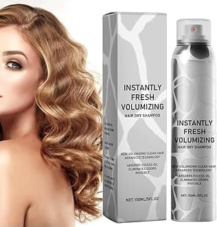 Hair Dry Shampoo for Women, Instantly Fresh Volumizing Hair Dry Shampoo, Instantly Absorbs Excess Oil, Volumizing for All Hair Types, Refreshing And Non-Greasy