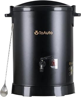 TOAUTO 12Lbs Digital Wax Melter for Candle Making,Easy Pour Spout Large Electric Wax Melting Pot, Wax Melter with Accurate Temperature Control Panel,No Cloggy|Easy Clean for Production Soap Candle