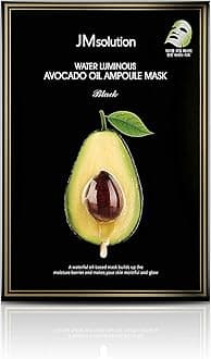 JMsolution Marine Luminous Pearl Mask - Korean Skincare Facial Mask-10 sheets for all skin type (9.Avocado)