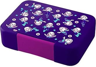 Simple ModernMarvel Bento Lunch Box for Kids | BPA Free, Leakproof, Dishwasher Safe | Lunch Container for Girls and Boys, Toddlers | Porter Collection | 5 Compartments | Spider Gwen