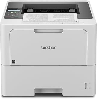 HLL6210DW Business Monochrome Laser Printer with Large Paper Capacity, Wireless and Gigabit Ethernet Networking, Advanced Security Features and Mobile Printing (Renewed Premium)
