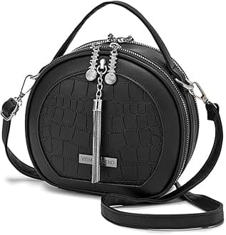 VISMIINTREND Stylish Luxury Vegan Leather Round Crossbody Sling Satchel Bags for Women and Girls | Daily Use | Mobile Phone Bag |Side | Ladies Purse | Birthday Gift | Wife | Rakhi Gifts for Sisters