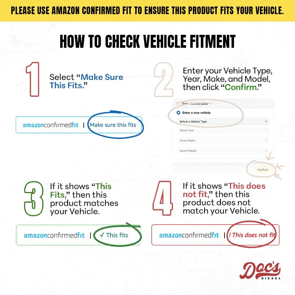 Doc's Diesel Oil Filter D6128 | Compatible with Ford 6.7L Powerstroke F250, F350, F450, F550 2011+, Ford 6.7L Powerstroke F650, F750 2017+ | Replaces FL2051
