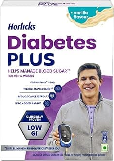 Horlicks Diabetes Plus, Vanilla, 400g | Helps Manage Blood Sugar | Starts working from Day 1