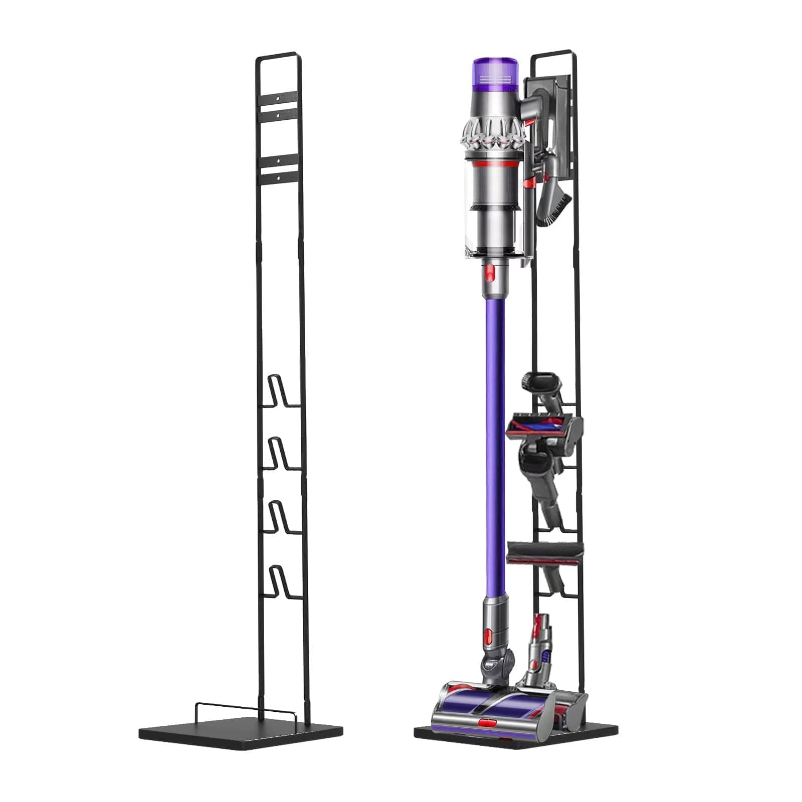 Foho Vacuum Stand Compatible for Dyson, Stable Metal Storage Bracket Holder Compatible for Dyson V6 V7 V8 V10 V11 Cordless Vacuum Cleaners & Accessories