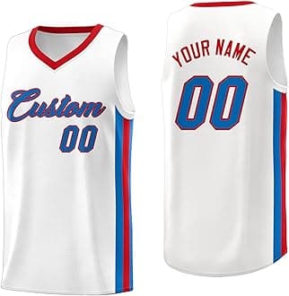 KXK Personalized Your Own Basketball Jersey Sports Shirt Printed Custom Team Name Number Logo for Men Youth