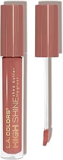 L.A. COLORS High Shine Lipgloss, Dollface CLG934