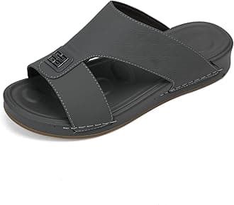 Arabic Slippers Men's Sandal Light Weight Slip On Ultra Soft Massage Grip Breathable Medical Water Proof Traditional Outdoor Arabic Sandals for Slippers Men, 43 EU