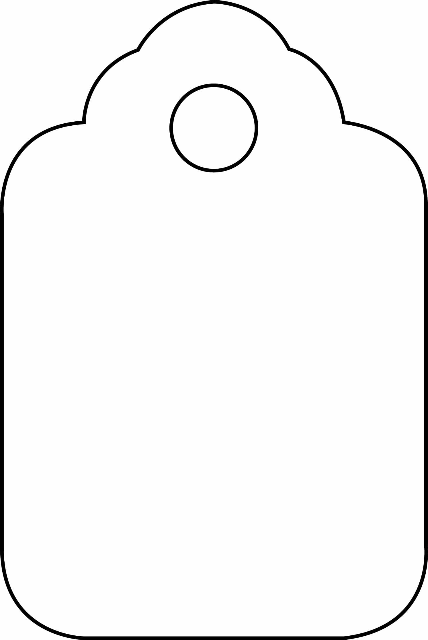 Merchandise Tags, 1 1/8" x 1 3/4", White, Strung, Use as a Price Tag or for Labeling Jewelry, Clothing, and Other Retail Product, Case of 1000