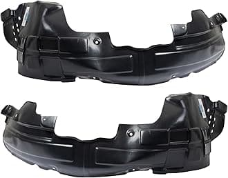 TRQ Front Inner Fender Liner Set Compatible with 2011-2013 Kia Sorento KI1248117 KI1249117