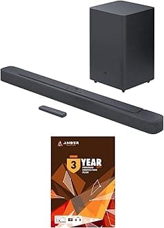 BAR-2-1-DEEP-BASS-MK2 2.1ch Soundbar and Subwoofer with Dolby Digital and 3 Year Amber Protection Plan (2022)
