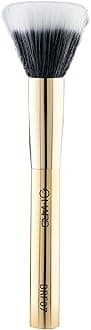MARS Artist's Arsenal Professional Stippling Brush For Face makeup | Feather Soft Bristle | Flat Surfaced Air Brush | Precise Synthetic Bristles | Luxe Design Makeup Brush (Golden)