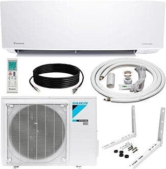 18,000 BTU 21 SEER2 Oterra R32 Series Ductless Mini-Split Air Conditioner with Installation Kit and Wall Bracket- 230V