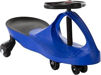 Wiggle Car - Ride on Toy for Ages 3 and Up - Toddler Ride on Toys with no Batteries, Gears, or Pedals Just Twist, Wiggle, and Go by Lil’ Rider (Blue)
