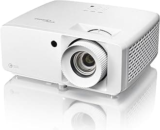 Optoma UHZ35 Projector - 4K UHD Laser Projector for Home Theater and Gaming | High Brightness 3500 Lumens, Compact, HDMI eARC, Lightning Fast Games 1080p 240Hz at 4.4ms and 4K 60Hz at 17ms