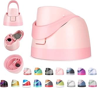 Replacement Lid for Owala Freesip,Compatible with Owala Freesip Water Bottle 16oz 24oz 32oz 40oz,Premium Replacement Accessories for Owala Cap,LeakProof,BPA-Free(Pink)