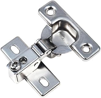 Pack of 2 Short Sleeve Hinge Door Hinge Furniture Hinges Cabinet Hinges Caravan Hinge Without Automatic Closing 95°