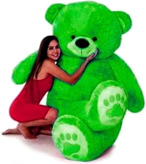 Teddy Bear Plush Stuffed Animals Soft Toys, Huggable Teddy Bear, Birthday Gift for Boys, Girls, Wife, Girlfriend, Women, Kids Valentine's Christmas Gift (7 Feet, Green)